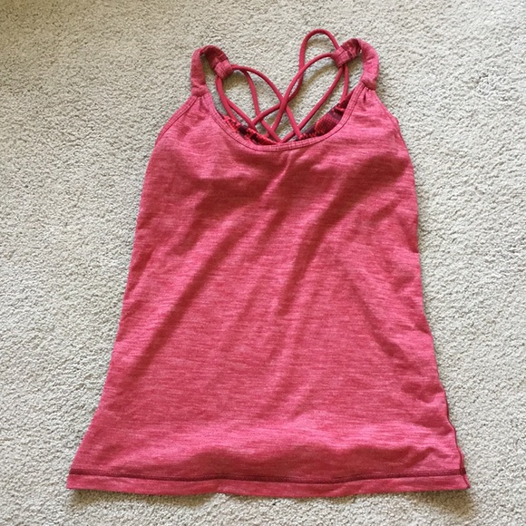 Lululemon tank with built-in sports bra - Picture 1 of 3